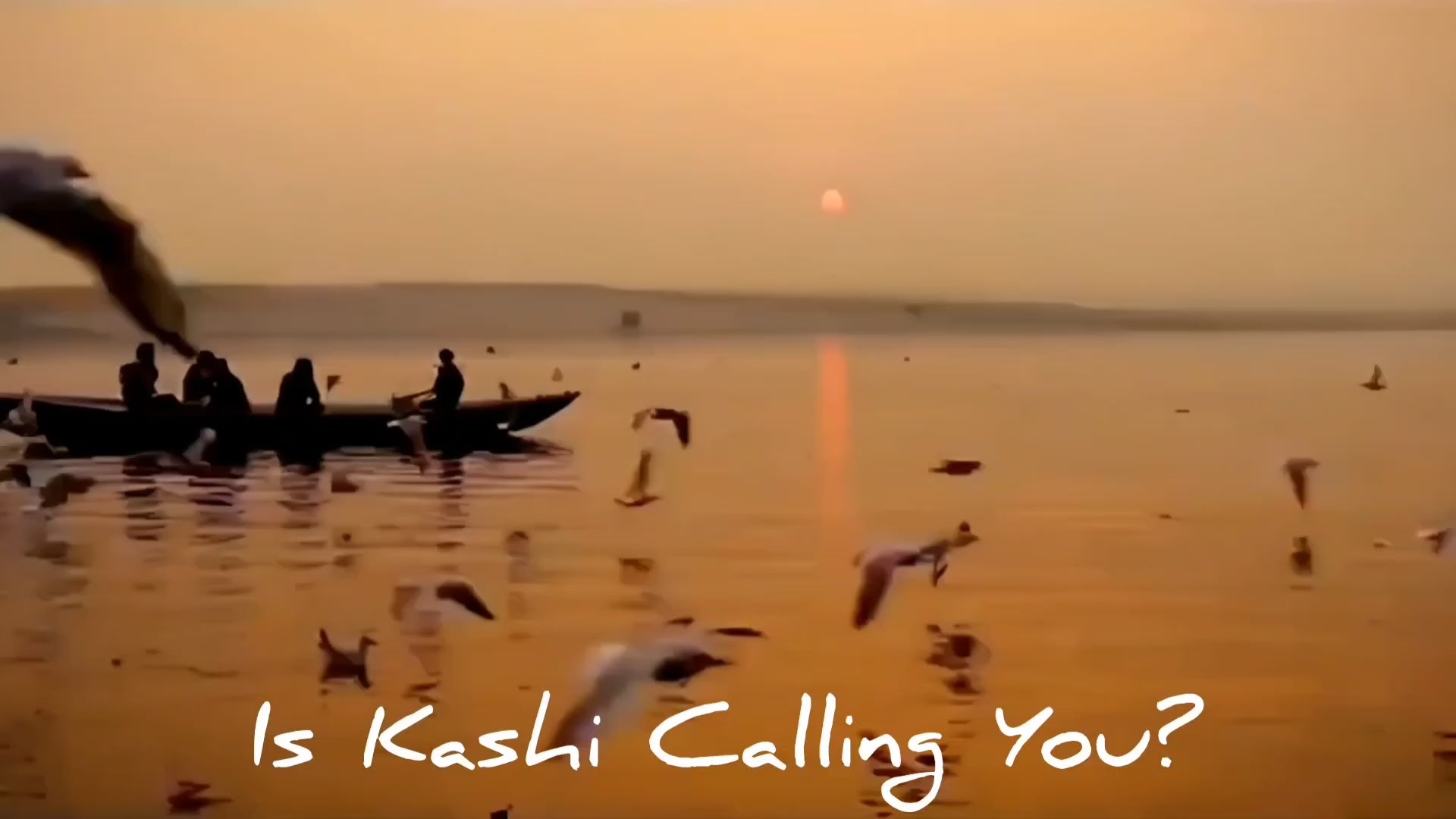 Load video: video of ghats of Kashi (Varanasi)